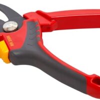 Hochwertige 2-schneidige Gartenschere mit ergonomischem Griff und antihaftbeschichteter Klinge für einen sicheren und effizienten Gartenarbeit