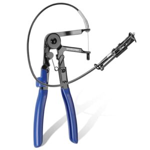 Langarm-Schlauchklemmenzange, Schlauchschellenzange mit flexiblen Kabel-Federklemmenzange für Kraftstoff-, Öl- und Kühlleitungswartung