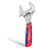 2-in-1-Werkzeug mit Rollgabelschlüssel und Steckdosenzange, großere Öffnung 42 mm, Griff aus 2 Materialien, Länge 200 mm