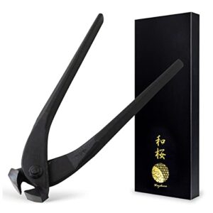 Handgeschmiedete Seitenschneider-Zangen aus Japan, 8,25 Zoll (210 mm) lang, hochwertiges Tischlerwerkzeug für das Handwerks- und Tischlereihandwerk