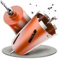 Diamantbohrkrone für Beton, Mauerwerk und Ziegel mit SDS-Plus Aufnahme und M22-Gewinde. Langlebig und präzise.