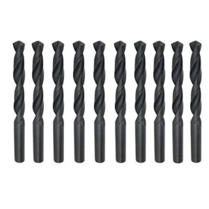 Hochleistungsschnellarbeitsstahl HSS-R Spiralbohrer für Metall, Stahl, Aluminium und Eisen. 10 Stück im Set.
