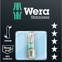 Wera 3867/1 TS Bit SB TX 20, TX 20 x 25 mm - hochwertiges Werkzeug für Heimwerker und Handwerker
