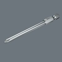 Langbit für Kreuzschlitzschrauben Pozidriv, Wera 855/4 Z SB PZ2, hochwertiges Material, universell einsetzbar