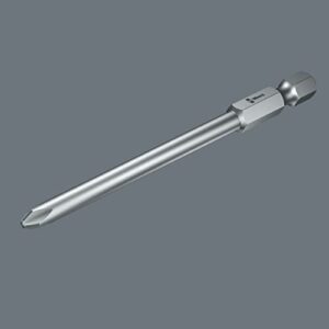 Langbit für Kreuzschlitzschrauben Pozidriv, Wera 855/4 Z SB PZ2, hochwertiges Material, universell einsetzbar