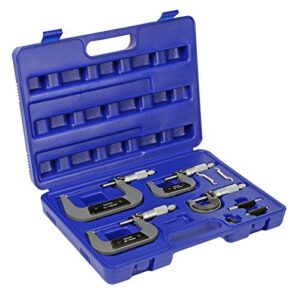 Professionelles Mikrometer Werkzeug Set mit hoher Messgenauigkeit und breitem Messbereich. Ideal für exakte Messungen in verschiedenen Branchen.
