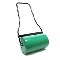 Effiziente und robuste Gartenwalze mit Schmutzabstreifer, ideal für Rasenpflege