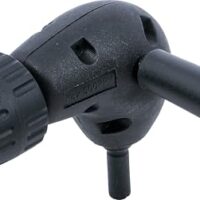 Hochwertiger Winkelbohrvorsatz BGS 8621 mit Schnellspann-Technologie für Bohrer von 0,8 bis 10 mm. Ideal für Heimwerker und Handwerksbereich.