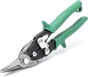 Blechschere mit Hebelübersetzung, Gerader und Rechter Schnitt, Wiss M2R MetalMaster, 248mm lang
