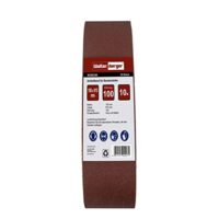 Woltersberger Schleifbänder 10 Stück | Größe 100x915mm | Körnung P80 | Gewebe-Schleifband Bandschleifpapier zum Schleifen, Feilen, Schärfen und Entrosten