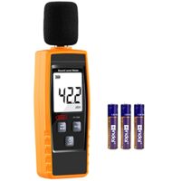 Tragbares Dezibel-Messgerät, digitales Geräuschmessgerät mit Messbereich 30-130 dB(A) und hoher Genauigkeit von ±1,5 dB