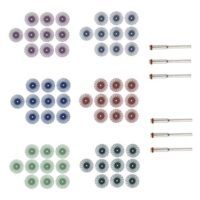 Scheibenbürsten radial Borste, 6-teiliges Kit, Schleifbürste, Drehwerkzeug für Dremel Werkzeugschmuck Polieren, YINETTECH Satz von 60 Stücke