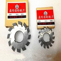 Set von 8 Zahnformfräsern für Metallbearbeitung, Modul 1 M1 Innenbohrung 22mm, hochwertige Qualität und Präzision