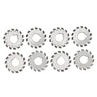 Zahnradfräser mit 20° Zahnrad, Timer-Modul und Zeitschaltuhr für Industriebedarf, Hochgeschwindigkeitsstahl, 8 Stück
