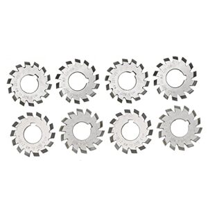 Zahnradfräser mit 20° Zahnrad, Timer-Modul und Zeitschaltuhr für Industriebedarf, Hochgeschwindigkeitsstahl, 8 Stück