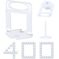 Ergänztes Bild von Zuglaschen mit einem Durchmesser von 3 mm, ideal für die Installation von Fliesen mit einer Dicke zwischen 15 und 23 mm. Erhöhtes Modell, breites Anwendungsspektrum, umweltfreundlich, ungiftig und hohe Zähigkeit.