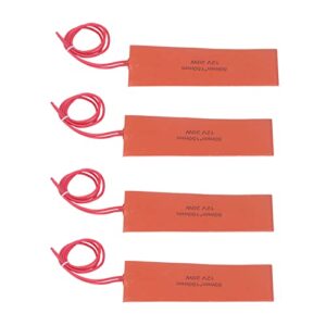 Gummiheizmatte 12V, 20W, 200°C max, Silikonkautschuk, Heizmatte für Industrieausrüstung