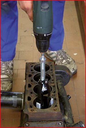 Zylinder-Hon-Gerät von KS Tools, Ø 32-89 mm, mit hohem Präzisionsniveau und robustem Stahlgehäuse, ideal für verschiedene Anwendungen