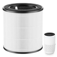 Ersatzfilter für Bosch Air 4000-Luftreiniger, hocheffiziente True HEPA-Air-4000-Filter mit Aktivkohlefilter