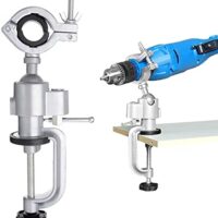 Multifunktionaler Bohrständer für Bohrmaschine mit 360-Grad-Drehung, vertikaler und horizontale Verwendung, ideal für Heimwerker und Holzbearbeitung