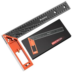 Präziser Universal Kombiwinkel aus Metall mit Linealanschlag zum präzisen Anreißen und Zeichnen