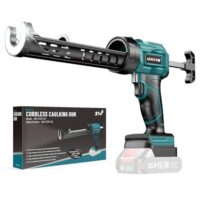 Elektrische Silikonpistole für Kartuschen - Caulking Gun mit LED-Licht und kompatibel mit Makita 18V Akkus