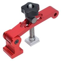 Hochwertiger Niederhalter für die Holzbearbeitung, T-Schienen-Klemme mit Anodisierungsbehandlung und kratzfestem Oberflächenbelag zum Positionieren von Werkstücken
