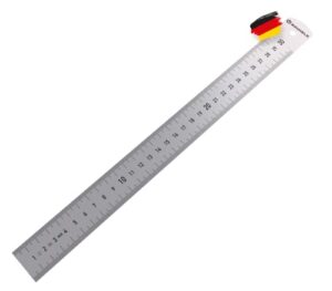 Stabiles und robustes Metall-Lineal aus INOX Edelstahl für Bauzwecke