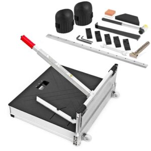 Professionelles Werkzeug für Parkett- und Vinyl-Schnitt, 630 mm Schnittbreite, GS-zertifiziert, TÜV-Sicherheitszertifikat, Laminatschneider, Fertigparkett, PVC, Teppichfliesen