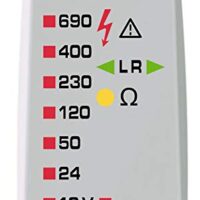Benning Spannungsprüfer DUSPOL expert, Messgerät für Elektrotechnik, 12 V - 1000 V AC/DC, Klingenlänge 15 mm