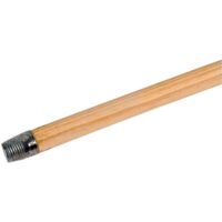 Hochwertiger Besenstiel aus natürlichen Materialien mit Gewinde, 24 mm Durchmesser und Länge von 1400 mm