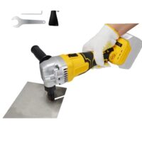 Blechknabber, Akkubetriebener Metallknabber Kompatibel mit Makita 18V Akku, 360° drehbarer Knabberkopf, 3 Geschwindigkeiten, Metallschneider für Edelstahl, Aluminium