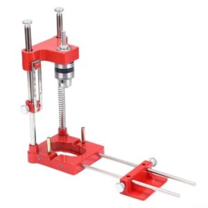 Einstellbarer Bohrmaschinenständer mit Bohrerführung für elektrische Bohrmaschine, ideal für DIY-Projekte und Werkstattarbeiten