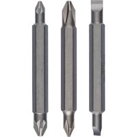 Bosch Doppelklingen-Set, 3 Teile, verschiedene Schraubenarten