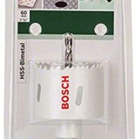 Bosch Lochsäge HSS-Bimetall zum Bohren in Aluminium, Metalle, Buntmetalle, Kunststoffe und Holz mit 60 mm Ø