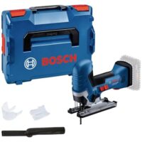 Bosch Professional 18V System Akku Stichsäge GST 18V-125 S, hochwertiges Werkzeug für Profis und Hobbyisten, SDS-Sägeblatthalter, LED-Licht und Pendelhub