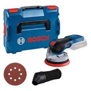 Bosch Professional 18V System Akku Exzenterschleifer GEX 18V-125 mit Schleifteller und L-BOXX