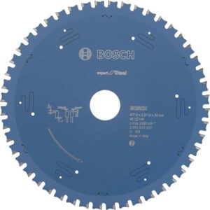 Hochwertiges Kreissägeblatt für Stahl, Expert for Steel, 48 Zähne, von Bosch Professional