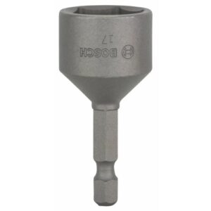 Bosch Professional Steckschlüssel für Sechskantschrauben mit Schlüsselweite 17 mm und Länge 50 mm - ideal für Handwerker und Bastler