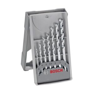 Bosch Steinbohrer-Set CYL-1, 7-teiliges Set für professionelles Bohren von Mauerwerk und Kalksandstein, Hartmetall-Bohrer mit ISO-Zertifizierung