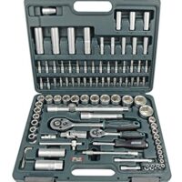 Brüder Mannesmann Steckschlüsselsatz, 1/4" Zoll und 1/2" Zoll, 94-teilig, Chrom-Vanadium-Spezialstahl, in Kunststoffkoffer