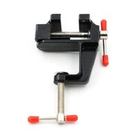 BUYSK Mini-Tischschraubstock für Schmuck, Modellbau, DIY-Reparaturen, Modellieren, Malen und Basteln - Aluminiumlegierung
