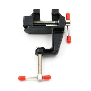 BUYSK Mini-Tischschraubstock für Schmuck, Modellbau, DIY-Reparaturen, Modellieren, Malen und Basteln - Aluminiumlegierung