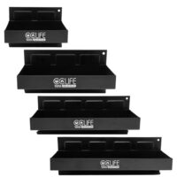 Magnetische Ablage für Werkstatt und Garage, robust und bequem, 4 Teile, verschiedene Größen