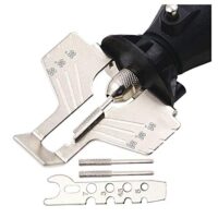 Chiloskit Sägenschärf-Set, Handschleifer, Rasenmäher und Gartenwerkzeug-Aufsatz. Perfektes Set für Ihre Gartenbesitzer. Mit diesem Set können Sie schnell und einfach stumpfe Kettensäge schärfen.