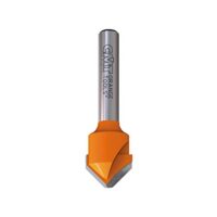 CMT Orange Tools V-NUTFRÄSER 90° Schnittwerkzeug, hochwertiges Werkzeug für schnelle und saubere Schnitte