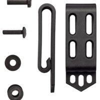 Cold Steel Secure-Ex C-Clip Small 2 Pak in Schwarz, ein kleines Werkzeug für Outdoor-Aktivitäten, geeignet für Gürtel und Maulwürfe