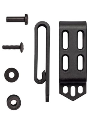 Cold Steel Secure-Ex C-Clip Small 2 Pak in Schwarz, ein kleines Werkzeug für Outdoor-Aktivitäten, geeignet für Gürtel und Maulwürfe