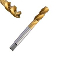 Corintian HSS TiN Spiralgewindebohrer, hochlegierter Hochgeschwindigkeitsstahl mit TiN-Beschichtung, perfekt für den maschinellen Einsatz in CNC- und Drehmaschinen