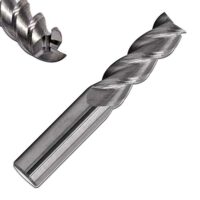 Hochwertiger Alufräser von Corintian für Aluminium, Kunststoff und andere Materialien, Ø 1-12mm, Dreischneidrig, Vollhartmetall